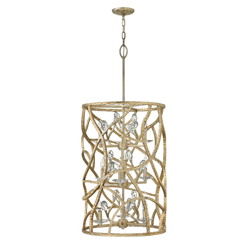 Eve Large Open Frame Drum in Champagne Gold