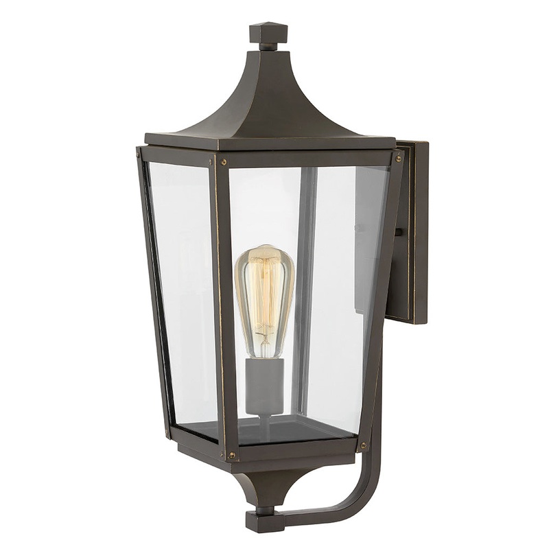 Jaymes Medium Wall Mount Lantern in Oil Rubbed Bronze