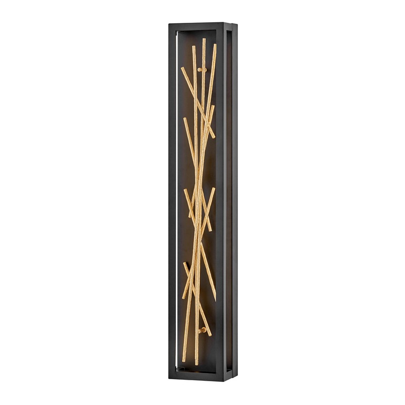 Styx Large LED Sconce in Black