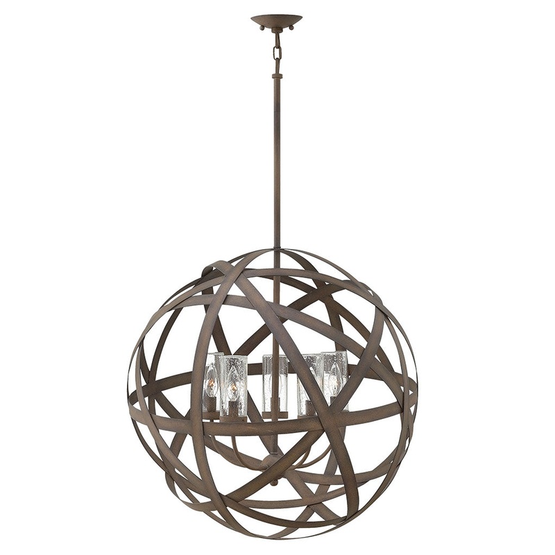 Carson Large Orb Outdoor Chandelier