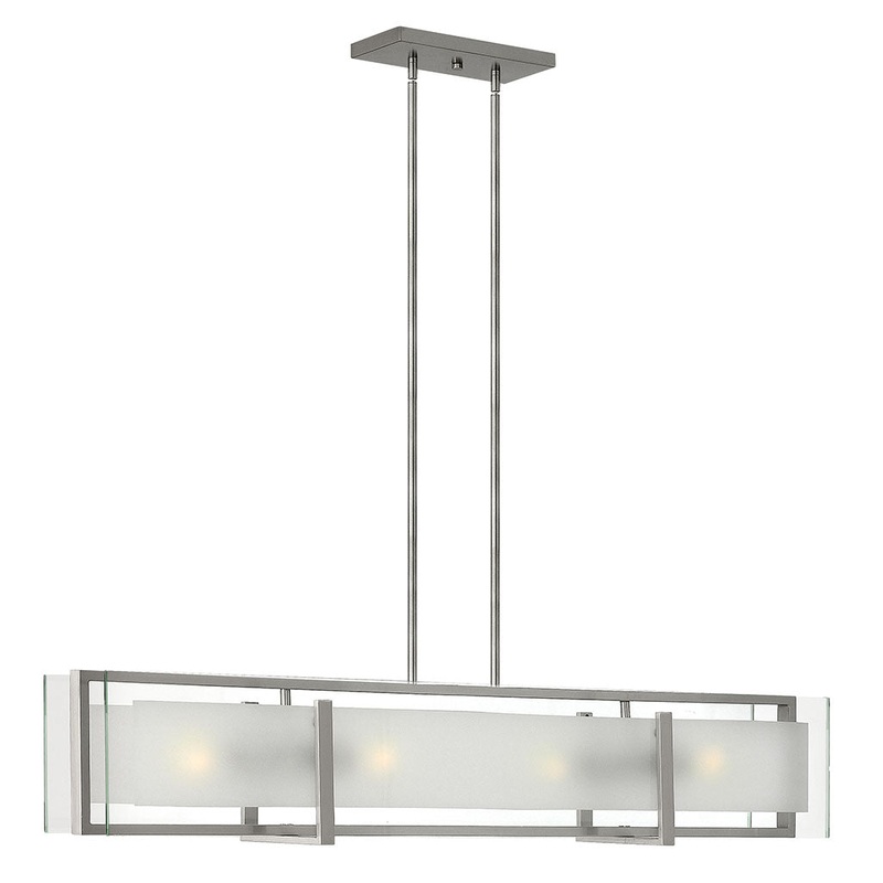 Latitude Four Light Linear Chandelier
