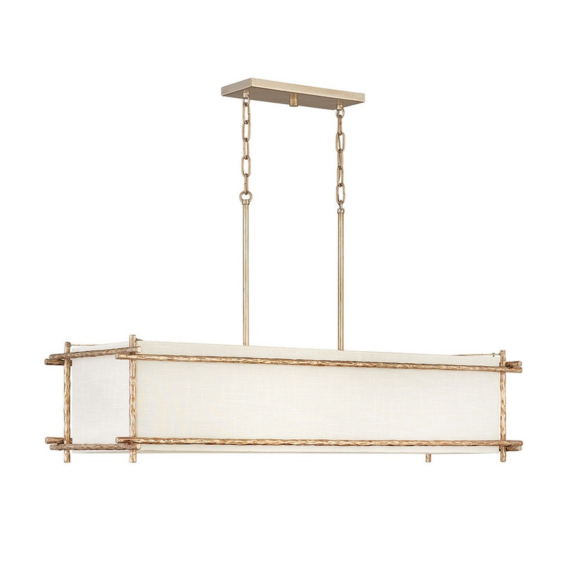 Tress Six Light Linear Chandelier