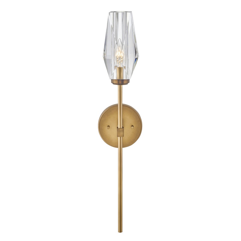 Ana Single Light Sconce in Heritage Brass