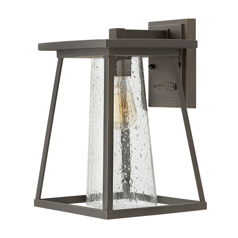 Burke Medium Wall Mount Lantern in Oil Rubbed Bronze