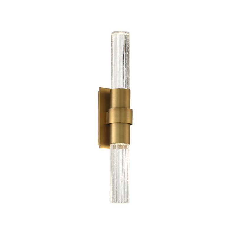 Ceres LED Wall Sconce in Aged Brass