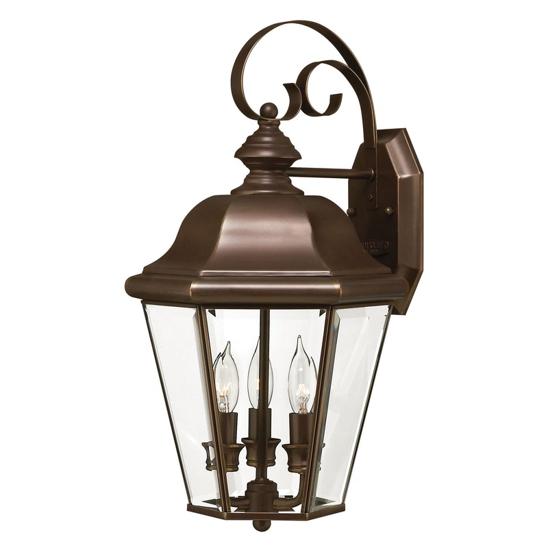 Clifton Park Medium Wall Mount Lantern in Copper Bronze