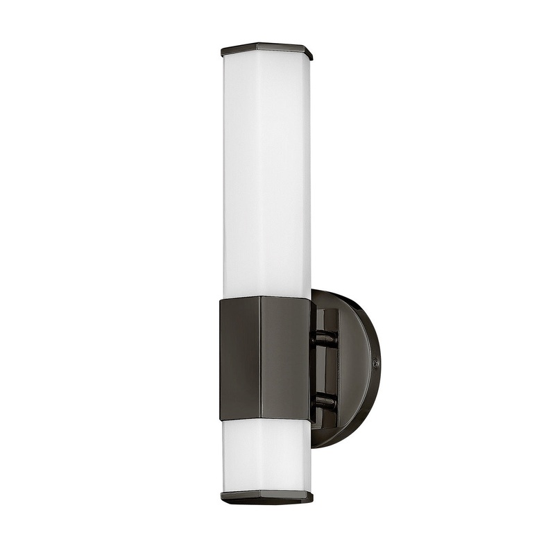 Facet Small LED Sconce in Black Oxide