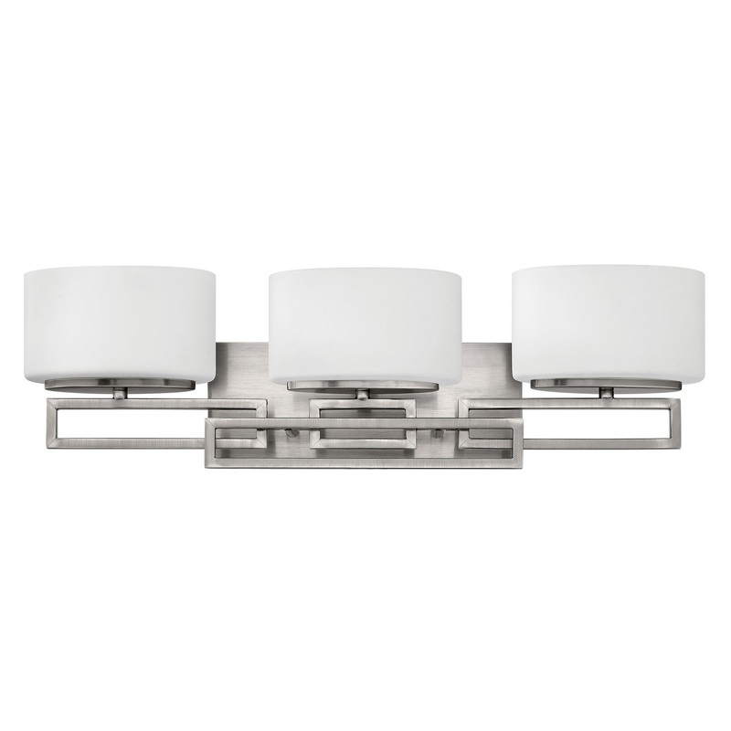 Lanza Three Light Vanity in Antique Nickel