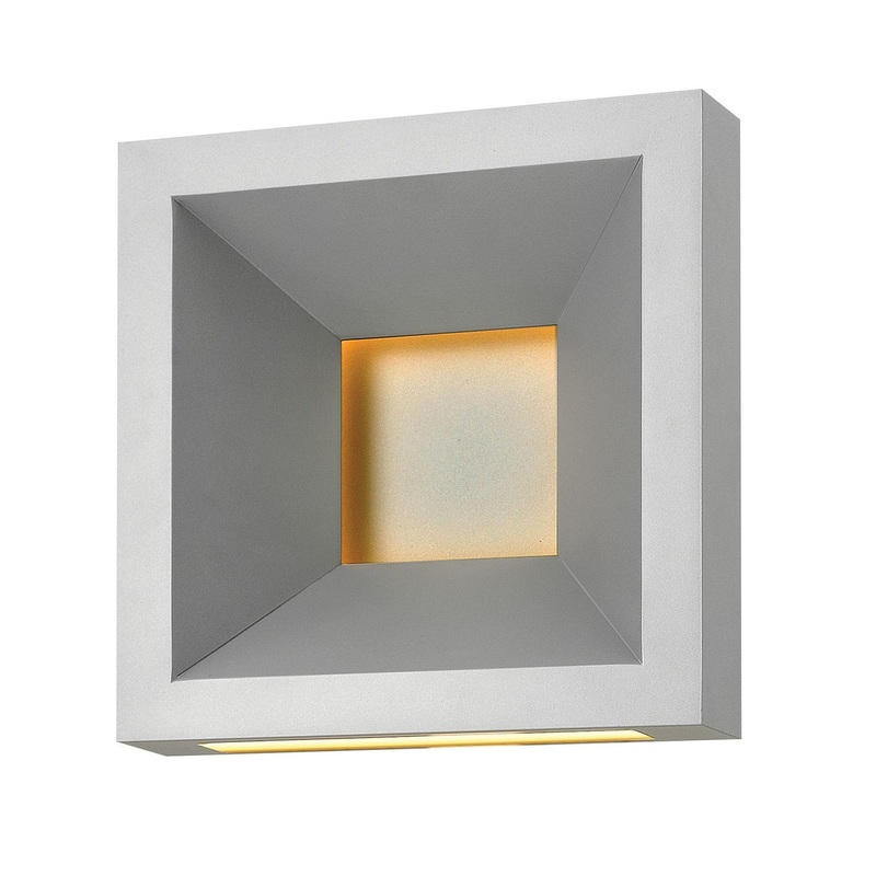Plaza Outdoor Wall Mount in Titanium