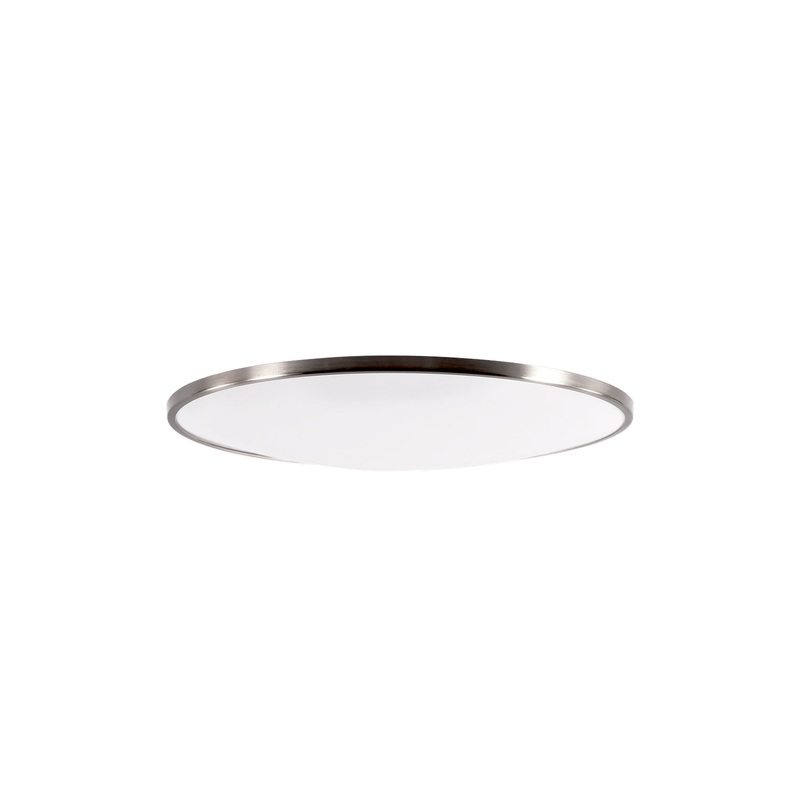 Puck LED Flush Mount in Brushed Nickel