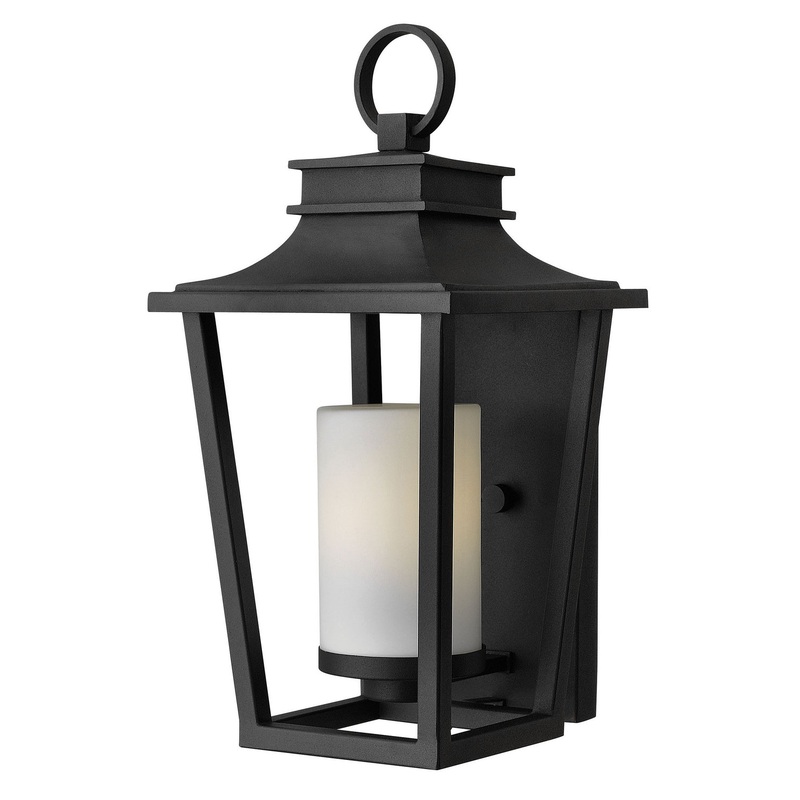 Sullivan Small Wall Mount Lantern in Black