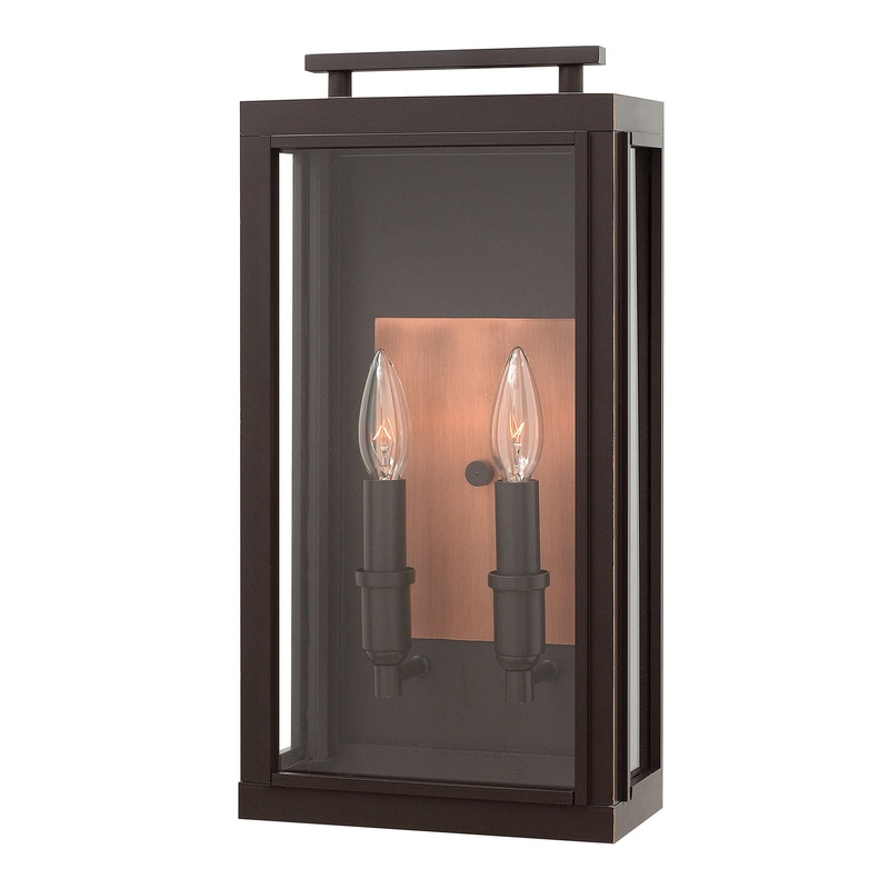 Sutcliffe Medium Wall Mount Lantern in Oil Rubbed Bronze
