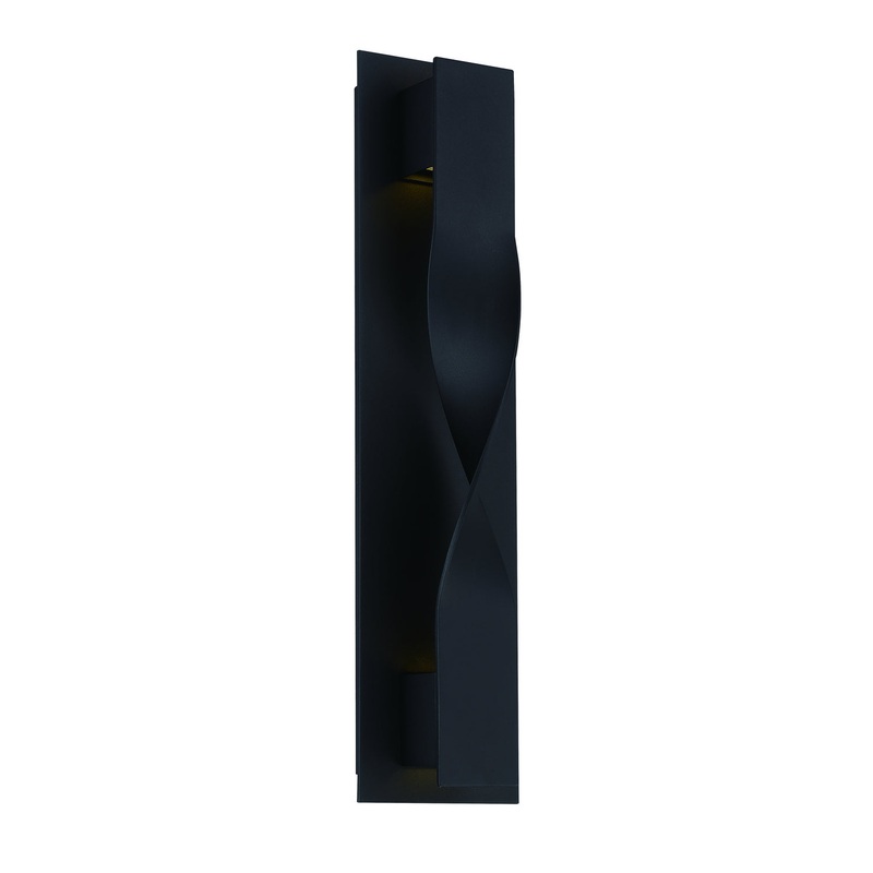 Twist LED Outdoor Wall Light