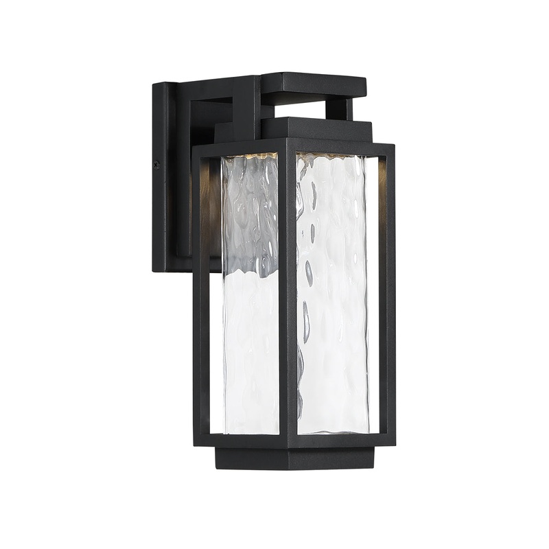 Two If By Sea LED Outdoor Wall Light in Black