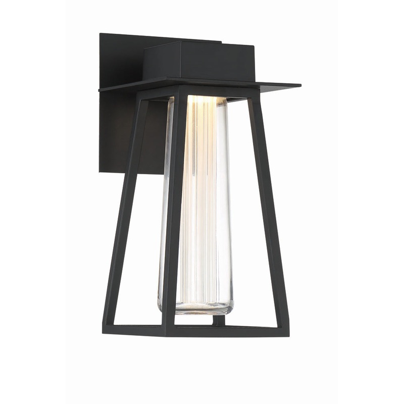 Avant Garde LED Outdoor Wall Light in Black