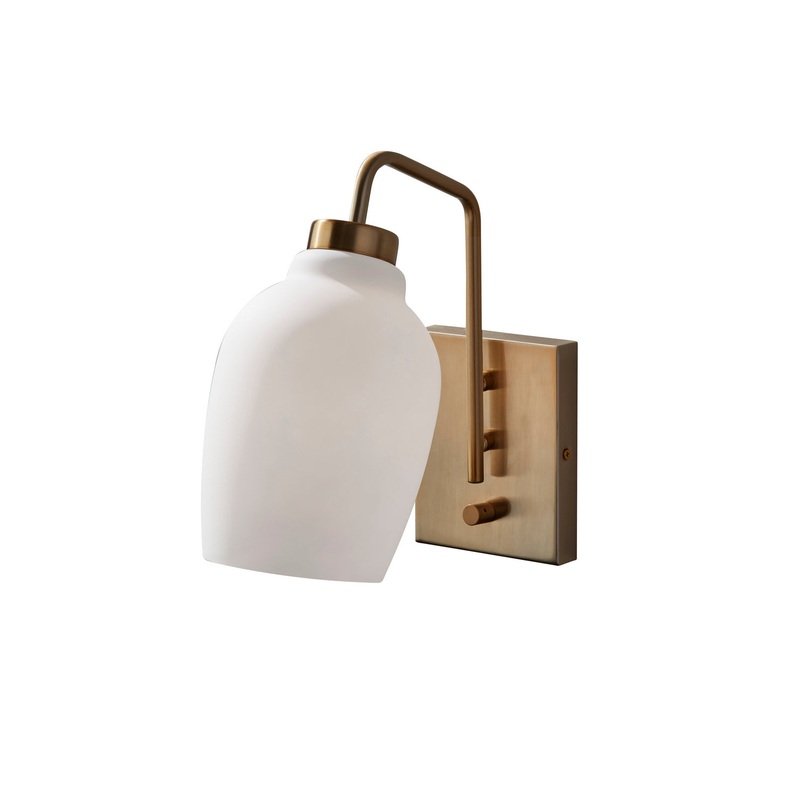 Clara Wall Lamp in Antique Brass