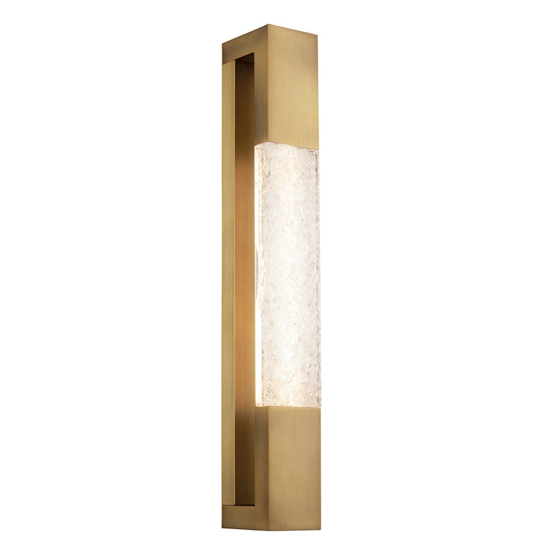 Ember LED Bathroom Vanity in Aged Brass