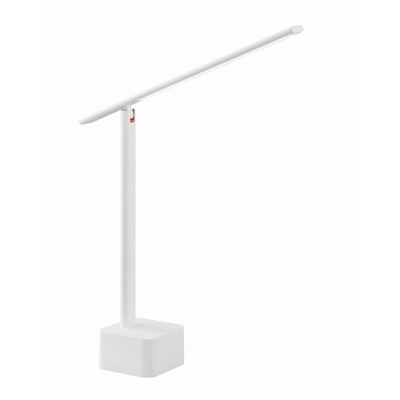 Portables LED Table Lamp in Matte White