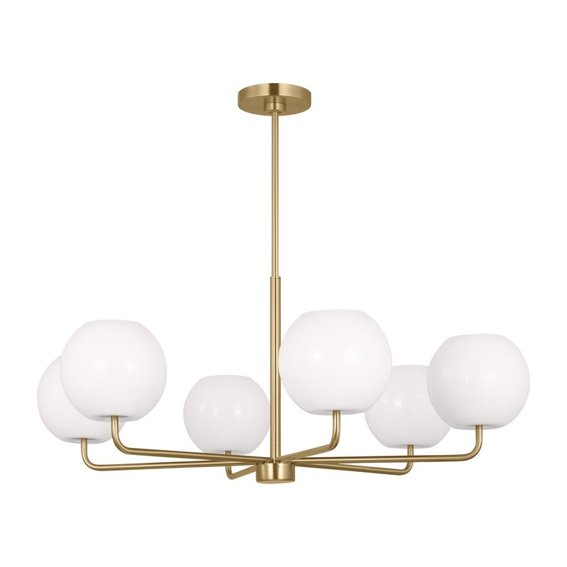 Rory 6-Light Chandelier in Satin Bronze