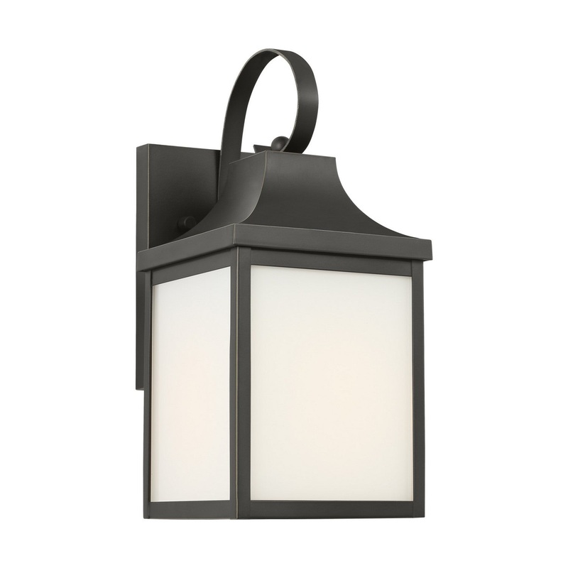 Saybrook 1-Light Outdoor Lantern in Antique Bronze
