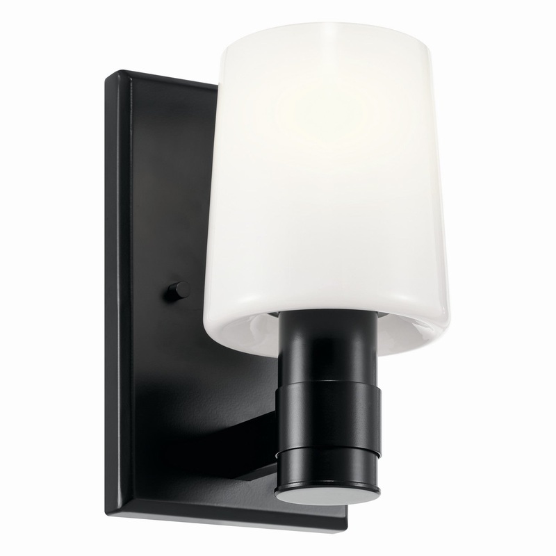 Adani 1-Light Wall Sconce in Black