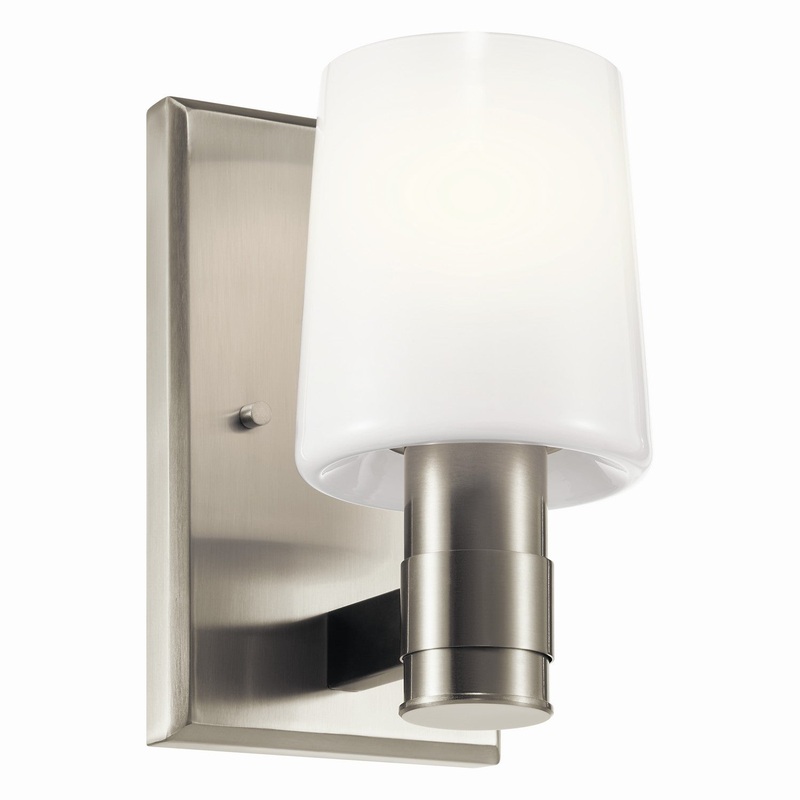 Adani 1-Light Wall Sconce in Brushed Nickel