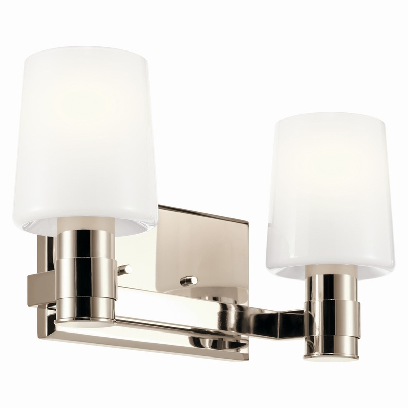 Adani 2-Light Vanity in Polished Nickel