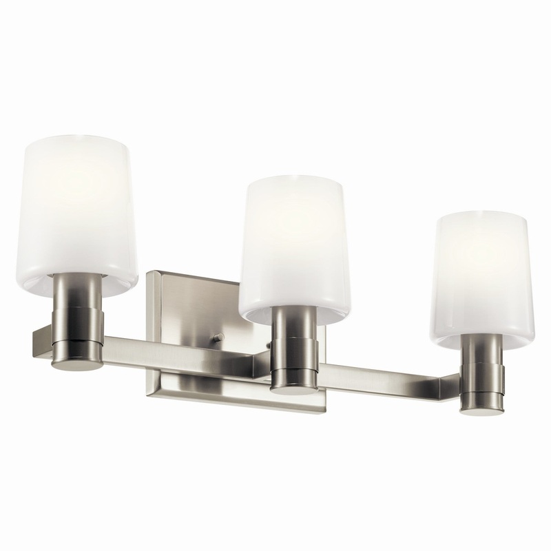 Adani 3-Light Vanity in Brushed Nickel