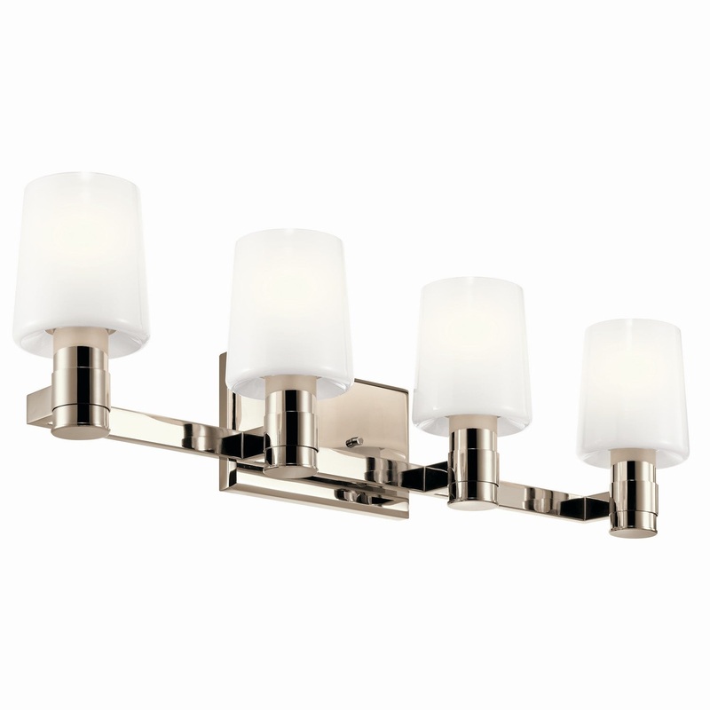 Adani 4-Light Vanity in Polished Nickel