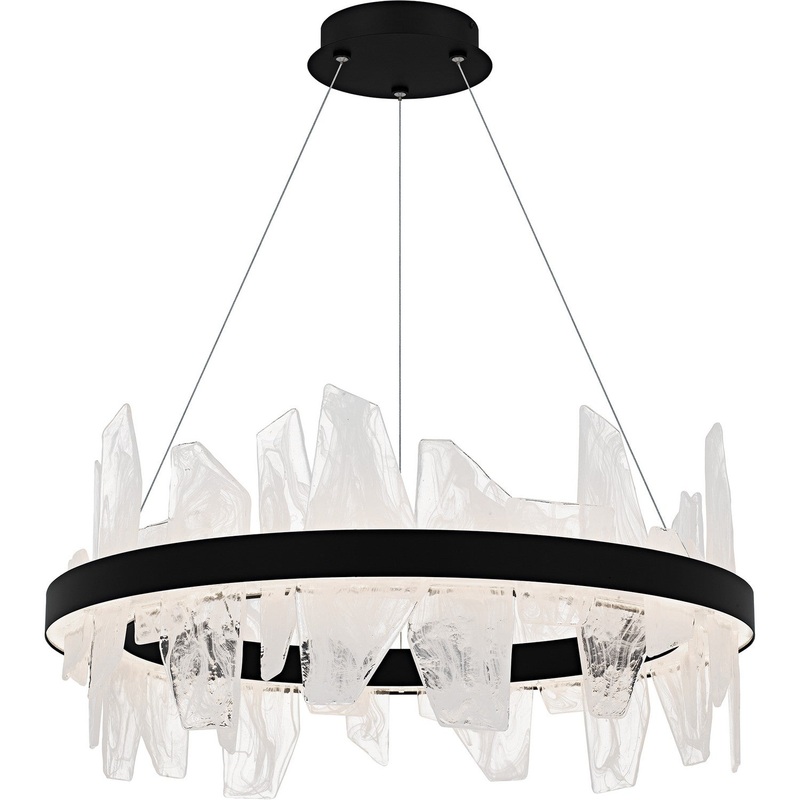Aurelia LED Chandelier in Matte Black