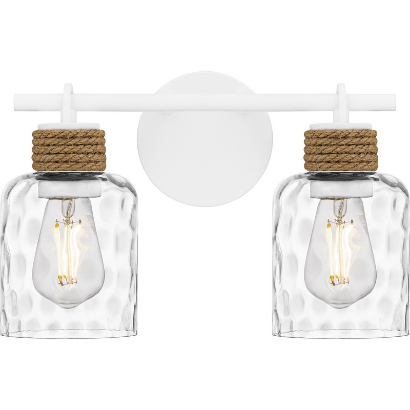 Baltic 2-Light Bath in Matte White