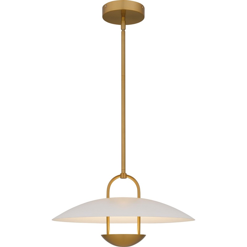 Bingham LED Pendant in Brushed Gold