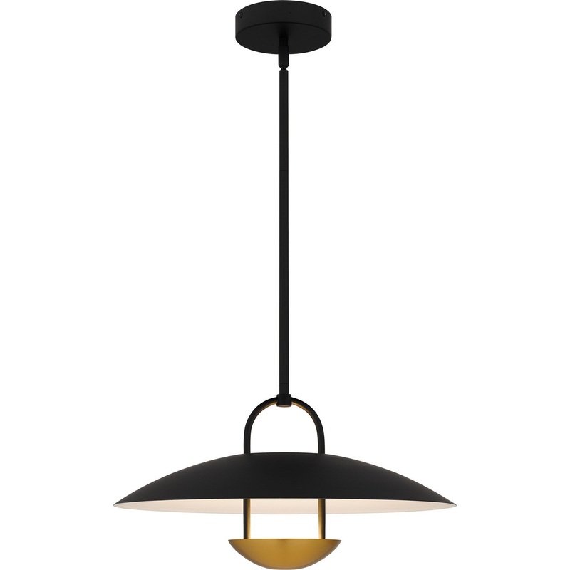 Bingham LED Pendant in Matte Black