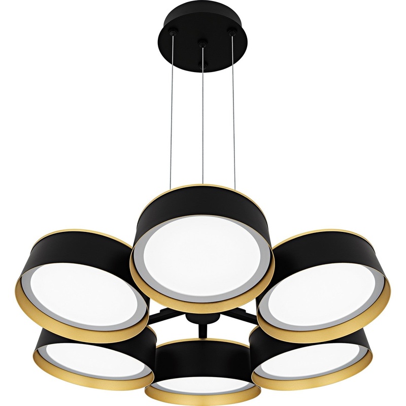 Byrnes LED Chandelier in Matte Black