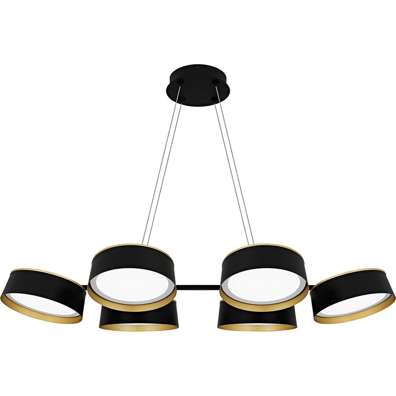 Byrnes LED Linear Chandelier in Matte Black