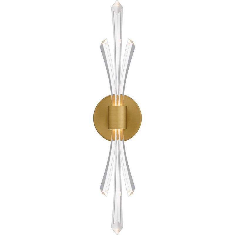 Cecily LED Wall Sconce in Brushed Gold