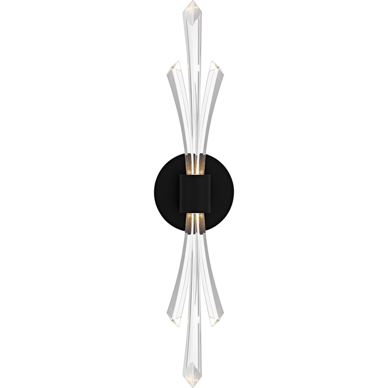 Cecily LED Wall Sconce in Matte Black