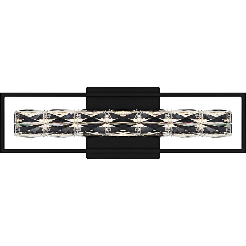 Dazzle LED Bath Light in Matte Black