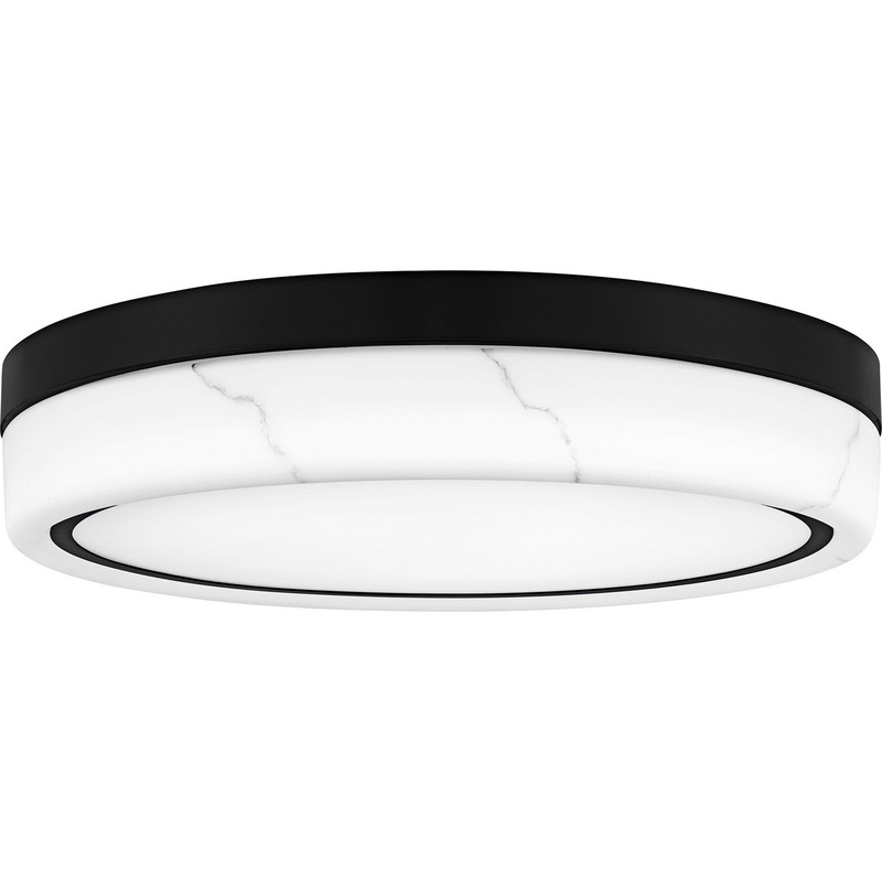 Gasper LED Flush Mount in Matte Black