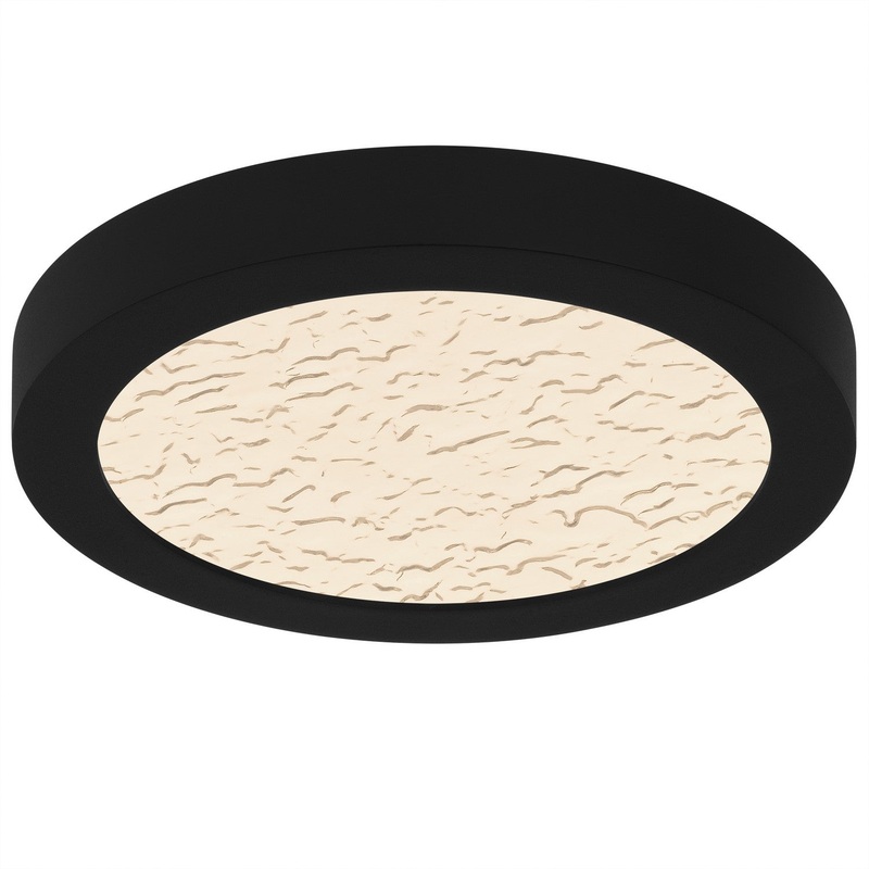 Outskirts LED Flush Mount in Earth Black