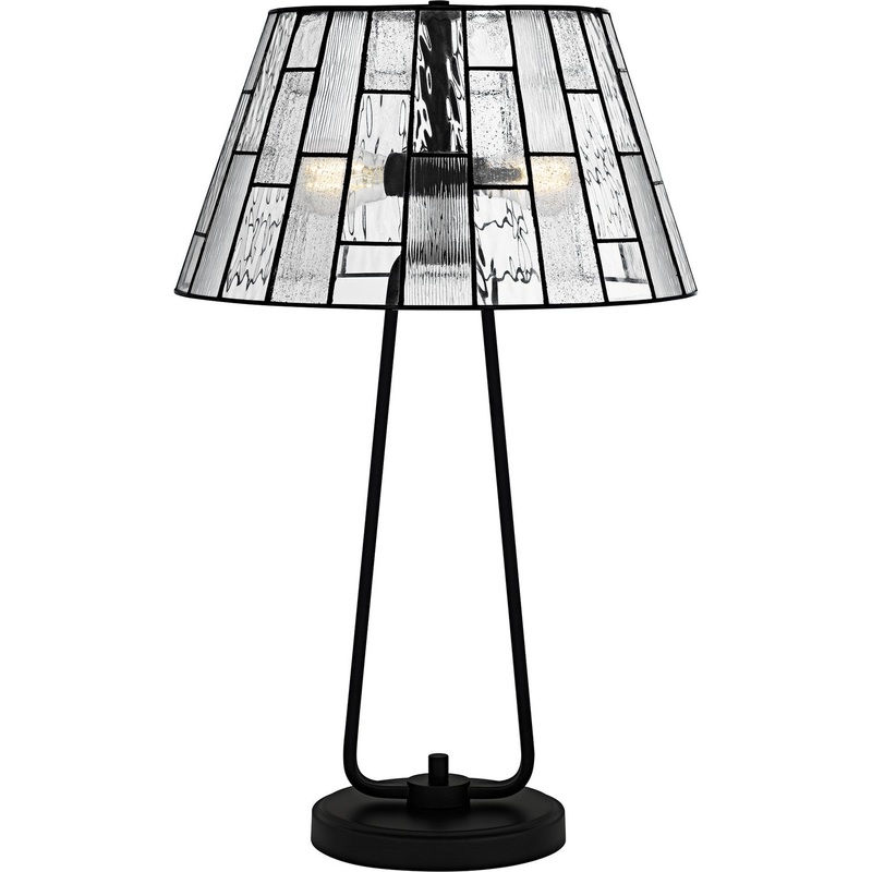 Rainier 4-Light Table Lamp in Matte Black