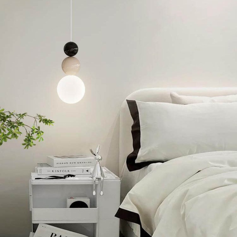 Modern Creative Iron Gourd String Shape 1-Light Pendant Light For Bedroom