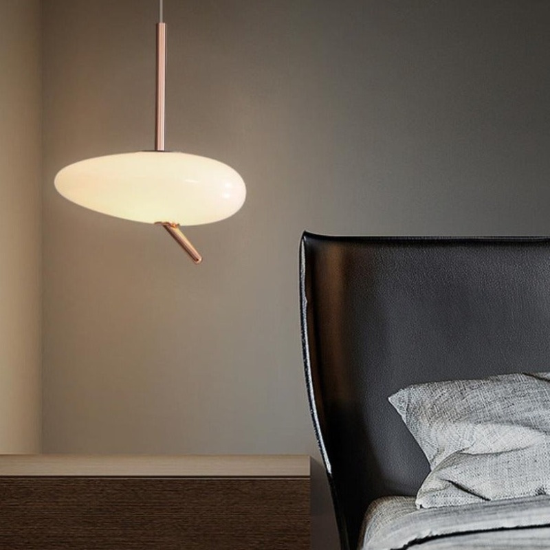 Contemporary Nordic Iron Pebbles LED Pendant Light For Bedroom