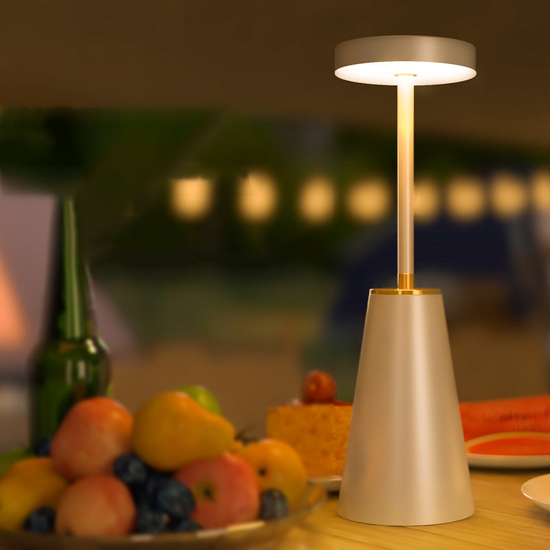 Modern Minimalist Cylindrical PC Iron LED Table Lamp For Living Room