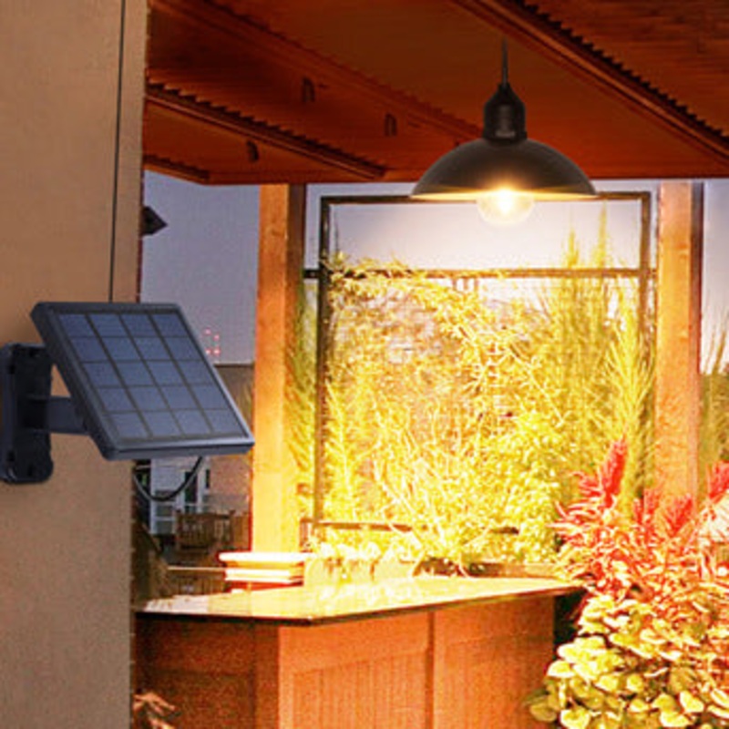 Traditional Vintage Lantern Shape Round Waterproof Solar Stainless Steel Iron 1-Light Outdoor Light For Garden