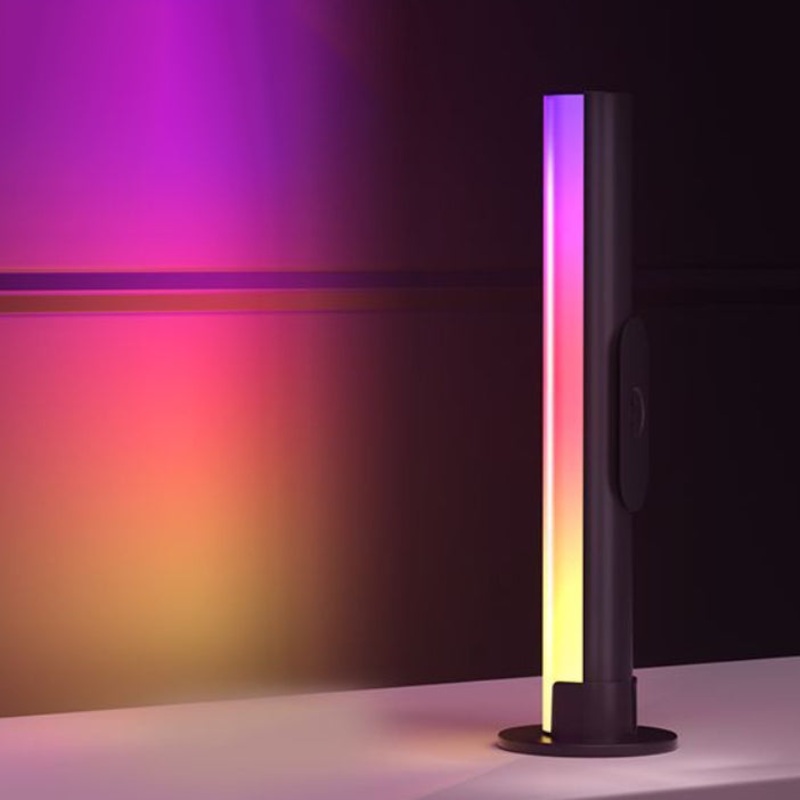 Modern Simplicity ABS PC Strip Bluetooth Connect USB LED Table Lamp For Study