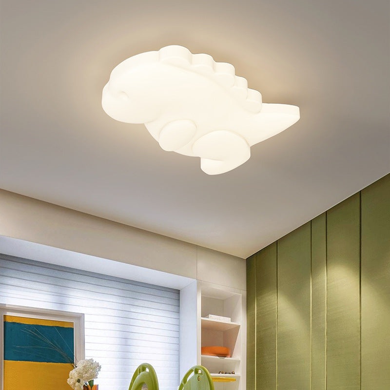 Contemporary Creative Kids Monster Iron Acrylic LED Flush Mount Ceiling Light For Bedroom