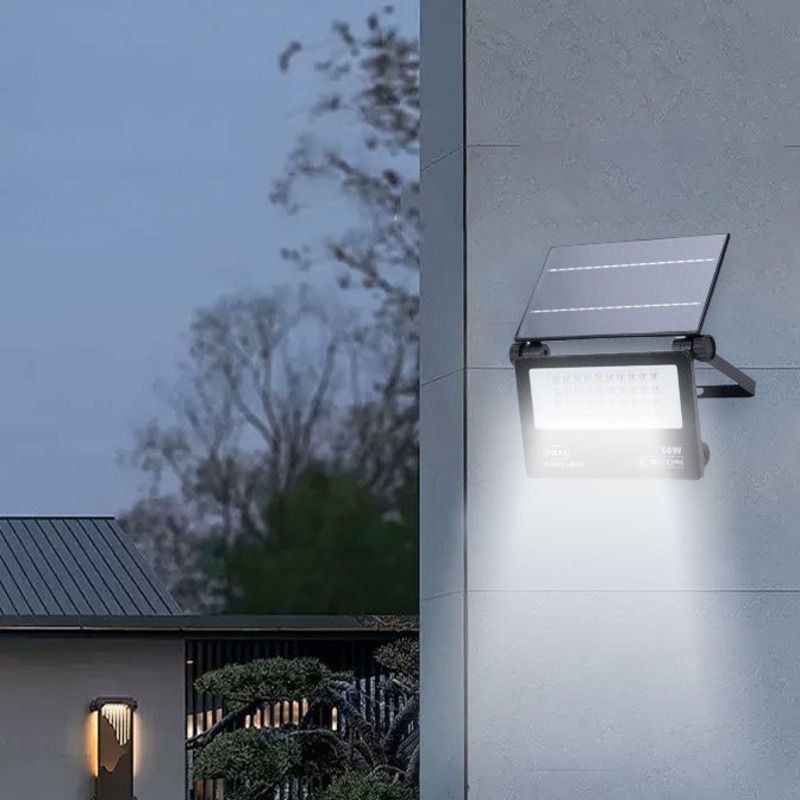 Contemporary Industrial Aluminum Glass Radar Human Body Sensing LED Solar Outdoor Wall Sconce Lamp For Garden