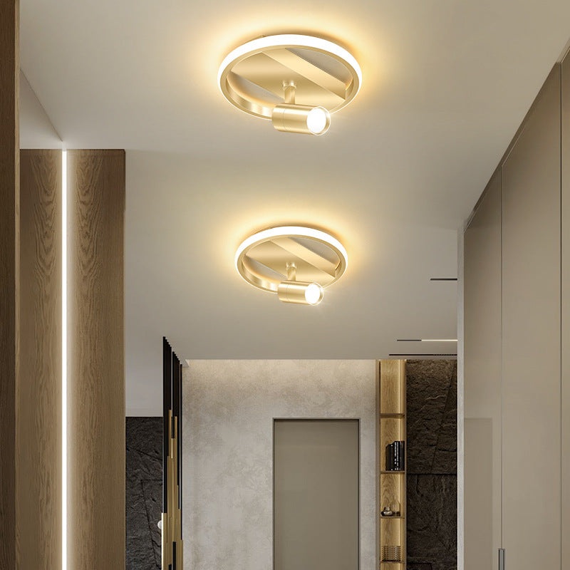 Modern Luxury Iron Acrylic LED Spotlight Flush Mount Ceiling Light For Living Room