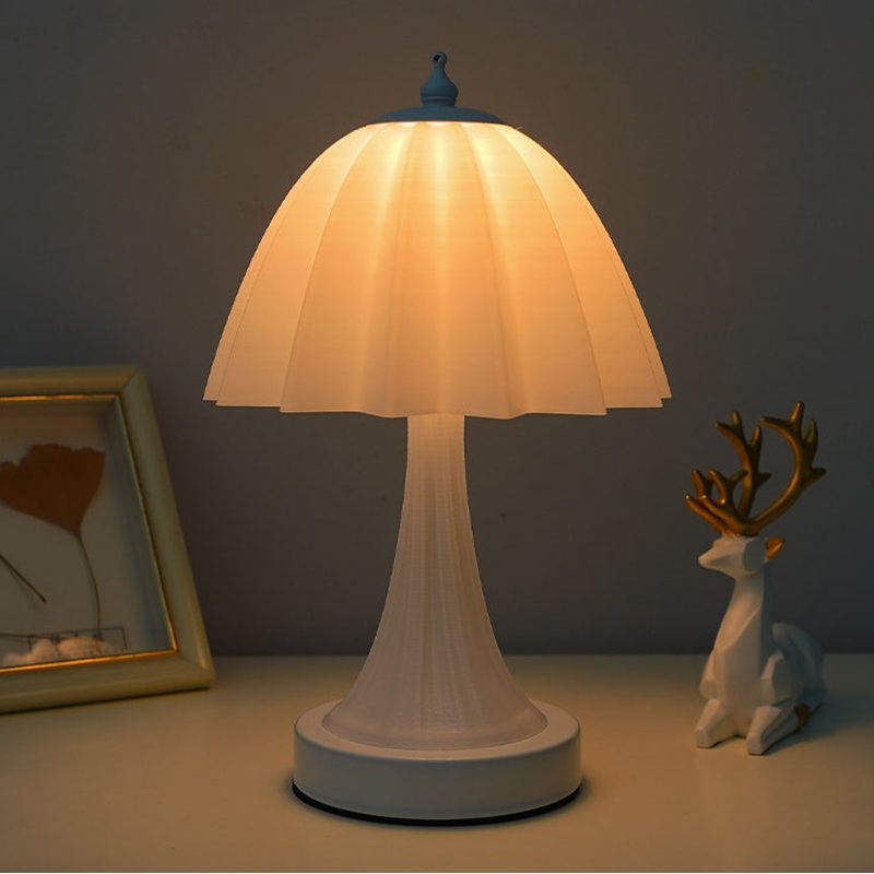 Modern Minimalist Dome Iron PLA LED Table Lamp For Bedroom